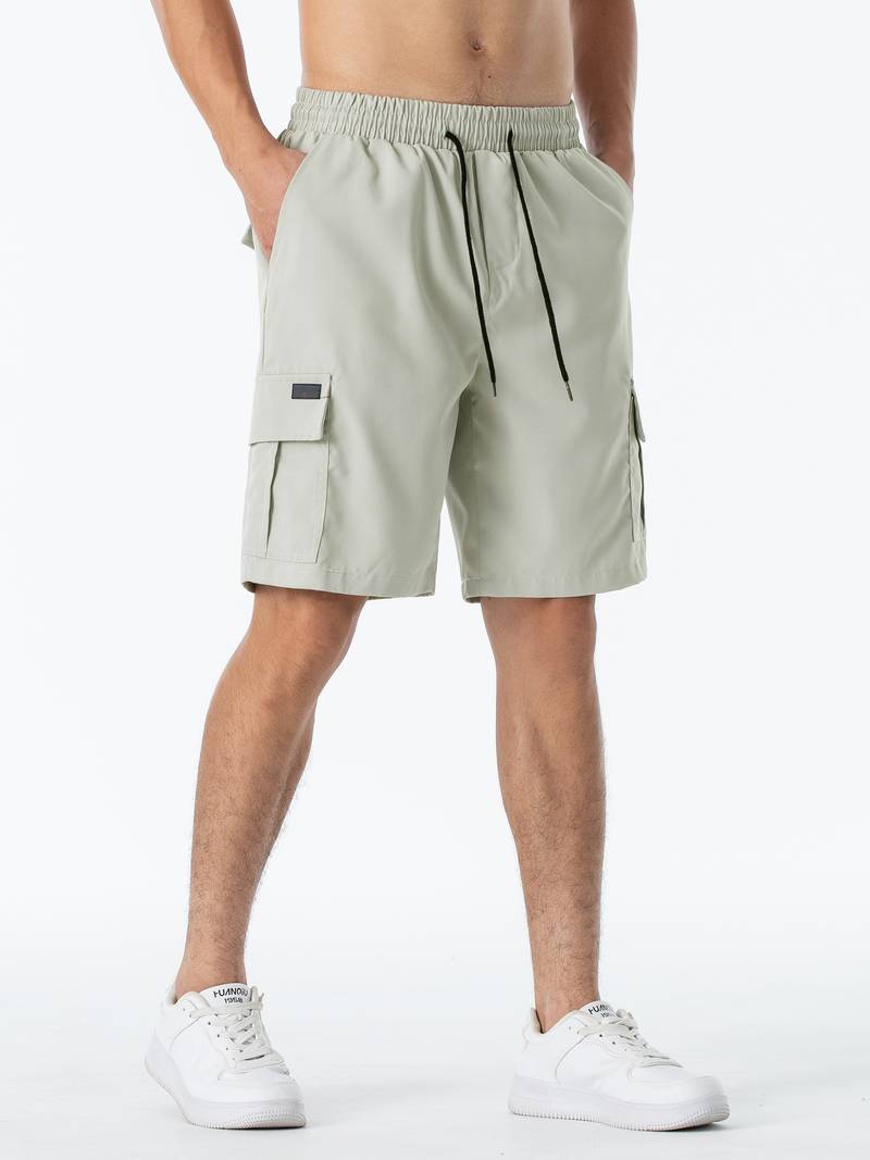 Matthew – cargo-shorts mit kordelzug im klassischen design