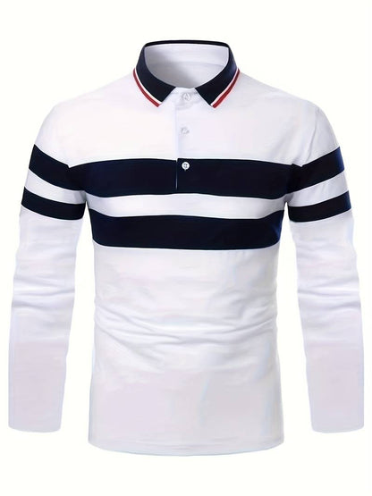 Christopher – lässiges colorblock-langarmshirt