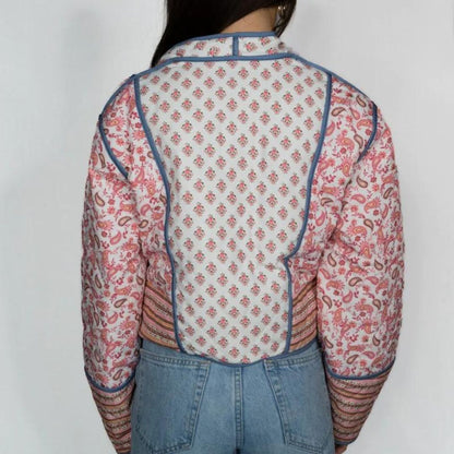 Costanza - Wendewindjacke mit Boho-Print