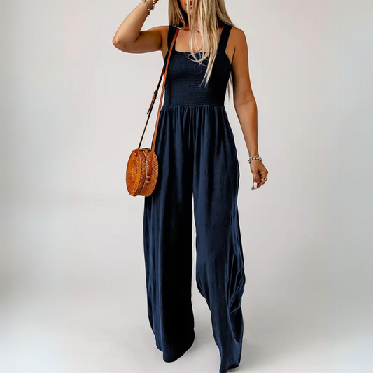 Ärmelloser Jumpsuit – Eleganz & Komfort