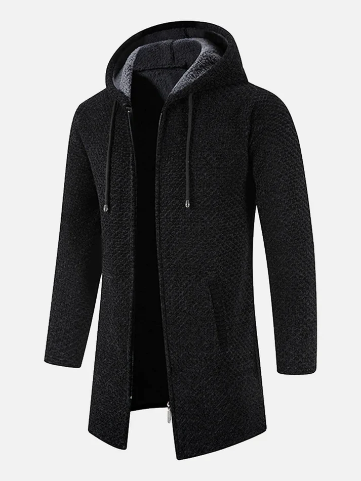 Easton | Lange Jacke mit Fleece gefüttert