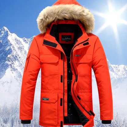 Devon | Herren Winter mit Kapuze Parka Jacke | Warme