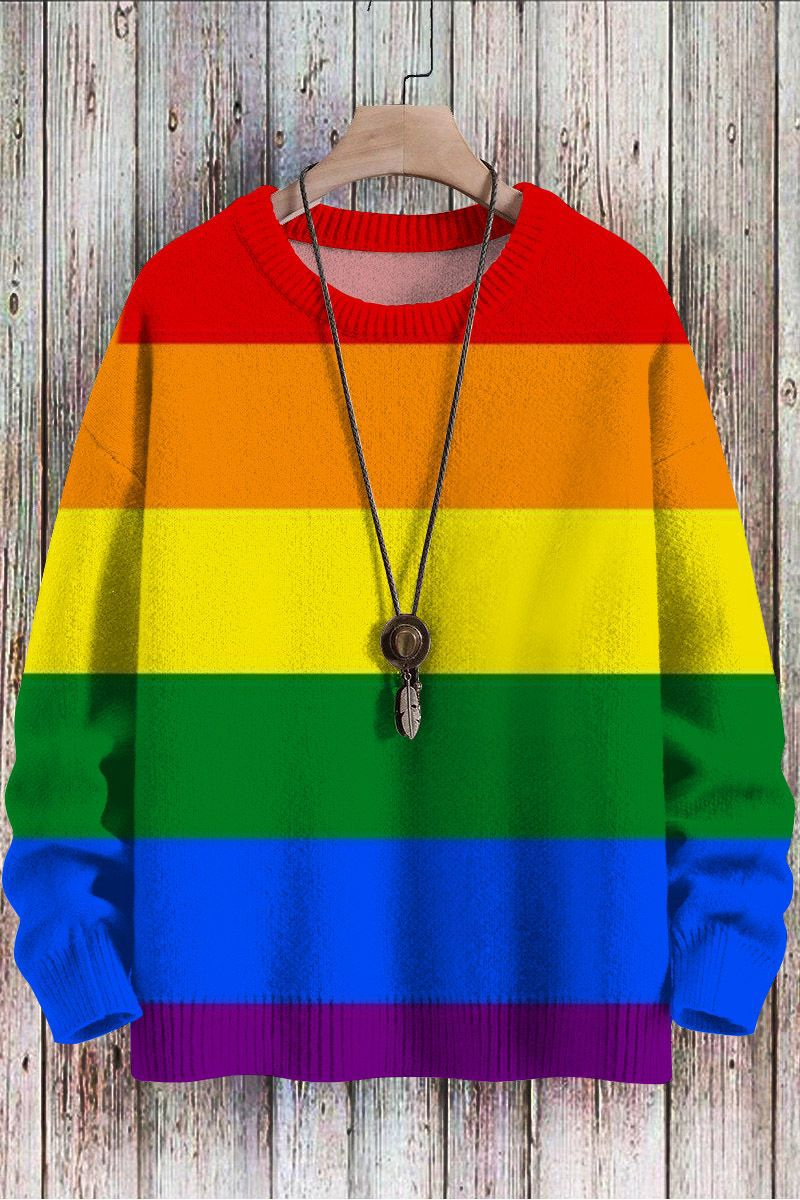 Rafferty – regenbogen-pullover-hoodie für männer