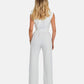 Modischer Jumpsuit mit Wickeldetail und weitem Bein
