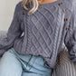 Acrylic Knit Comfort Pullover