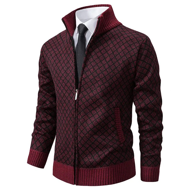 Louis - jacquard-cardigan