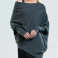 Asymmetrisch drapierter Pullover - Dilanie