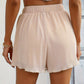 Beige Pleated Shorts - Lara