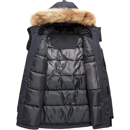 Devon | Herren Winter mit Kapuze Parka Jacke | Warme