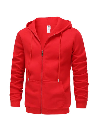 Nolan – lässiger langarm-reißverschluss für herren