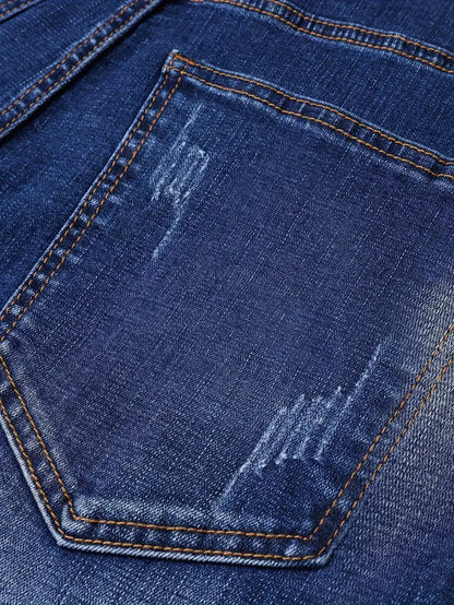 Oliver – lässige, zerrissene röhrenjeans