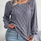 Acrylic Knit Comfort Pullover