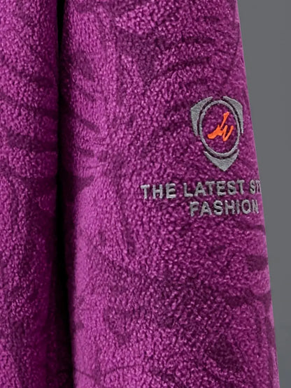 Sarah – Winddichte bedruckte Outdoor-Fleece-Winterjacke