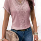 Beige lace blouse - Clara