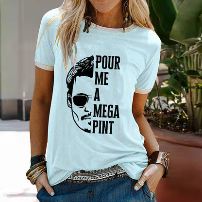 Bedrucktes T-Shirt für Damen