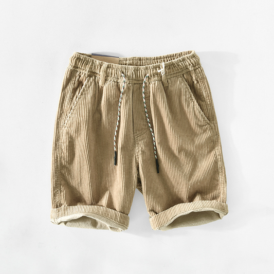 Luftige Sommerliche Cord-Shorts – Entspannter Look