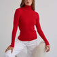 Klassischer Rollkragenpullover für Damen | Lässig