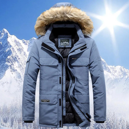Devon | Herren Winter mit Kapuze Parka Jacke | Warme