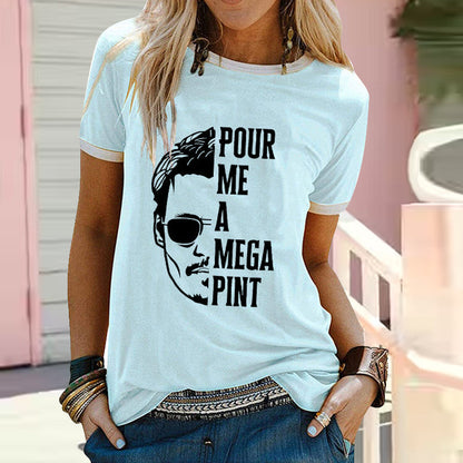 Bedrucktes T-Shirt für Damen