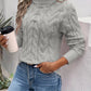 Damen Gemütlich Strickpullover | Rollkragen