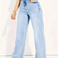 Blaue Weitgeschnittene Jeans - Elena