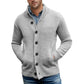 Arthur - Klassischer Rippstrick-Cardigan mit Schalkragen