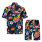 Henry – 2-teiliges set mit floralem flamingo-print