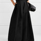Malachia | Solide Farbe Weites Bein Damen Hosen