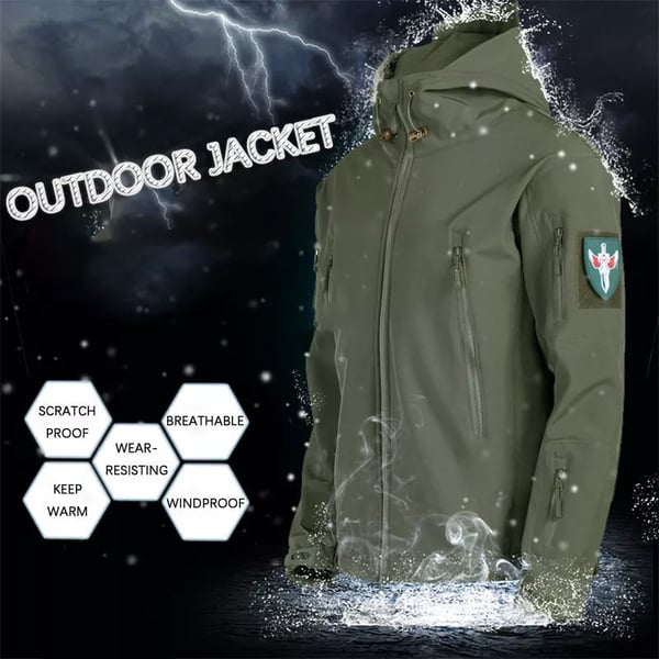 Innovative Regenjacke Grün – Finn