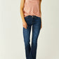 Trendige Bootcut-Jeans Blau - Elena