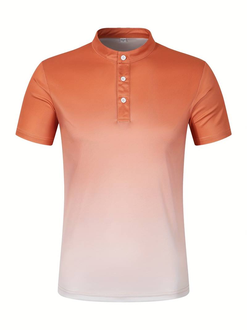 Nathan – elegantes sommer-ombre-shirt für herren