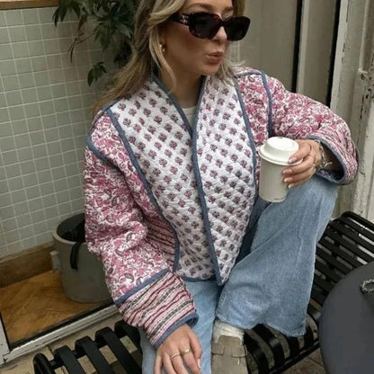 Costanza - Wendewindjacke mit Boho-Print