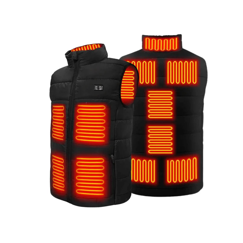 Beheizte USB-Weste – Unisex Heizjacke mit 3 Temperaturstufen