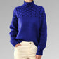 Elegante und wärme Farbe Rollkragenpullover - Sherry