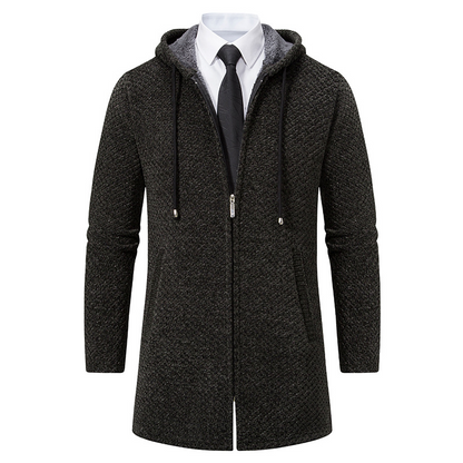 Französische Herren Einfarbige Strickjacke