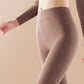 Thermohose mit beidseitiges Schleifenfleece und hoher Taille