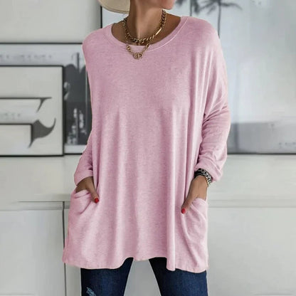 Lässiger Oversize Pullover Für Damen | Rundhals