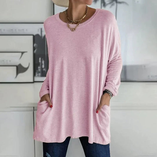 Lässiger Oversize Pullover Für Damen | Rundhals