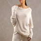 Warmer Langarmpullover Für Damen | Asymmetrisch