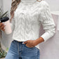 Damen Gemütlich Strickpullover | Rollkragen
