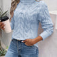 Damen Gemütlich Strickpullover | Rollkragen