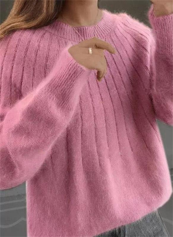 Flauschiger Strickpullover aus Kaschmir - Jemenza