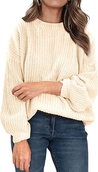 Gerippter Pullover mit V-Ausschnitt - Lilo