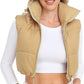 Fluffy™ Kurze wattierte Strickjacke