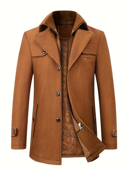 Slater | Herren Elegante Trenchcoat | Lang