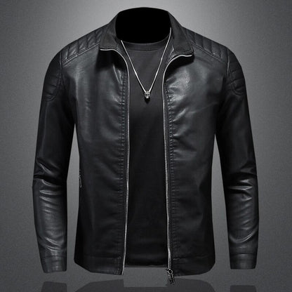 Elegante Premium Bikerjacke für Herren | Langarm