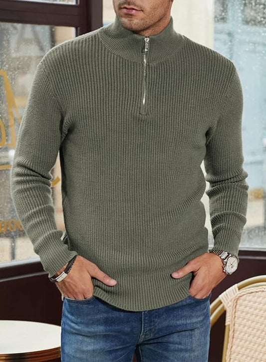 Nicholas – stylischer reißverschlusspullover für herren