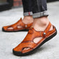 Herrensandalen aus weichem, atmungsaktivem Leder