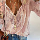 Lili - Einzigartige Bluse mit Spitzen Details