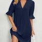 Emélie Elegantes Kleid mit V-Ausschnitt